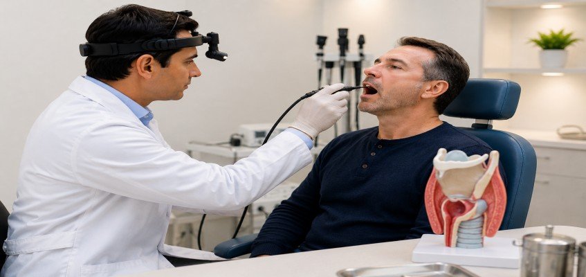 Voice Box (Laryngeal) Cancer: Symptoms & Treatment